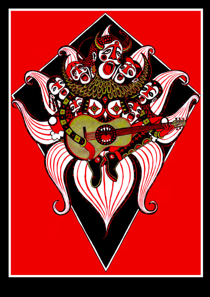 Carte du tarot Au Coeur De L'Arc Epique