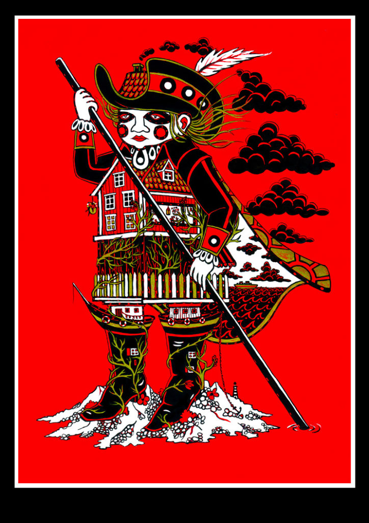 Carte du tarot Au Coeur De L'Arc Epique